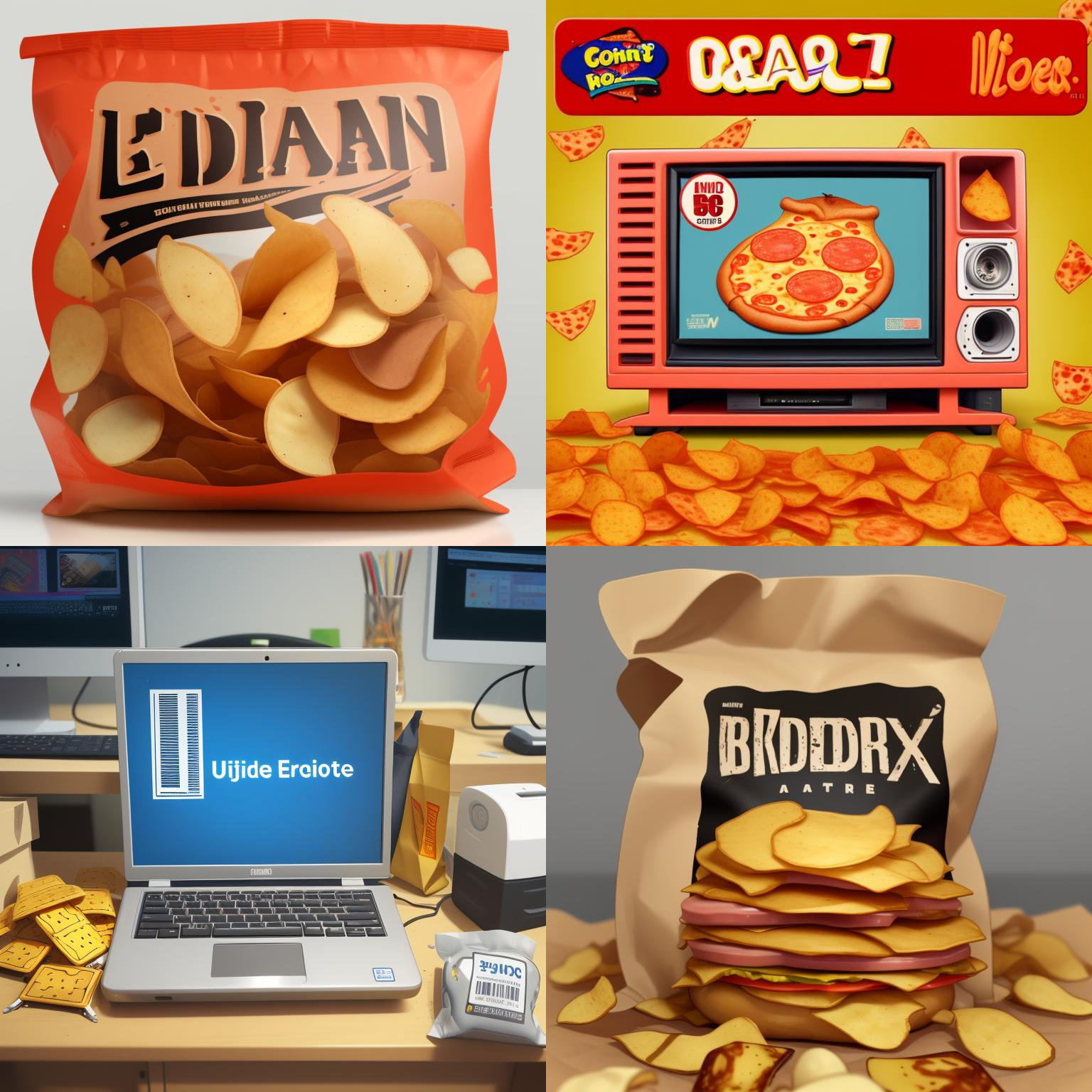 A bag of chips AI prompt samples